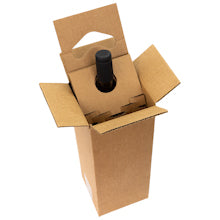 Hexpand 1 Bottle Corrugated Wine Shipper Kit