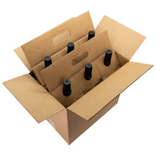 Hexpand 6 Bottle Corrugated Wine Shipper Kit
