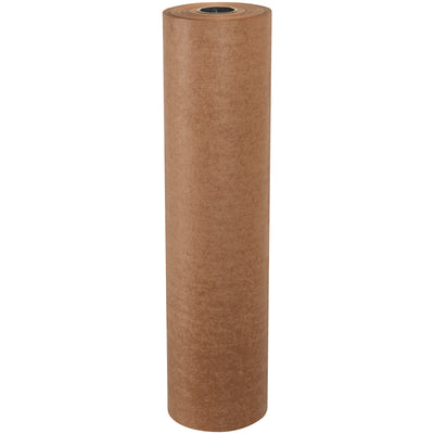 Protect your shipments with 36" x 1500' waxed kraft paper rolls that guard against fluids, moisture, and contaminants. Double-sided waxed, lightweight 30 lb. basis weight construction delivers non-abrasive coverage for delicate items. Made from 100% virgin kraft‚sold as individual rolls.