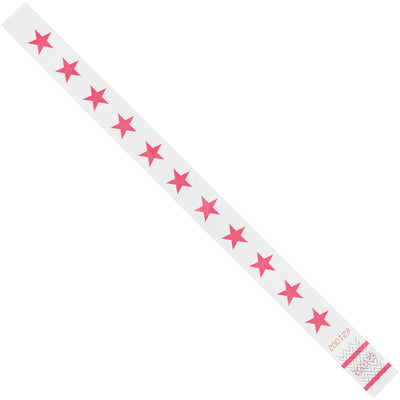 Waterproof and tear-resistant Tyvek wristbands designed for event management, crowd control, and short-term identification. Each 3/4" x 10" band is sequentially numbered, breathable, and fits most wrist sizes. Sold by the case of 500 units.
