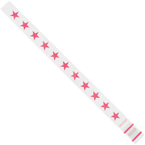 Waterproof and tear-resistant Tyvek wristbands designed for event management, crowd control, and short-term identification. Each 3/4