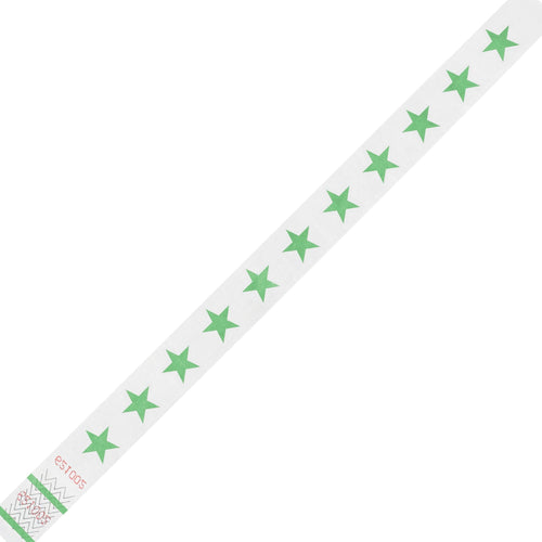 3/4 x 10 in Green Tyvek Wristbands 500/Case WR106GN