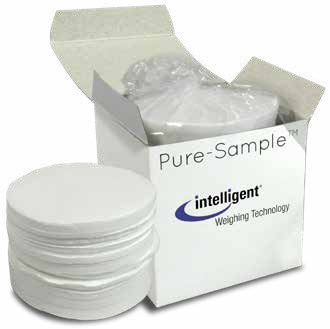 Intelligent Weighing Technology Moisture Sample Pans & Pads series illustration; configuration varies by model