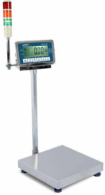 Intelligent Weighing Technology VFS-W series illustration; configuration varies by model