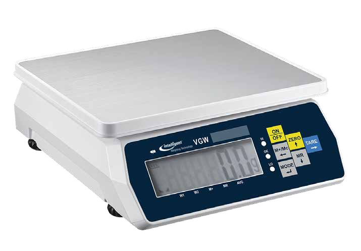 Intelligent Weighing Technology VGW series illustration; configuration varies by model